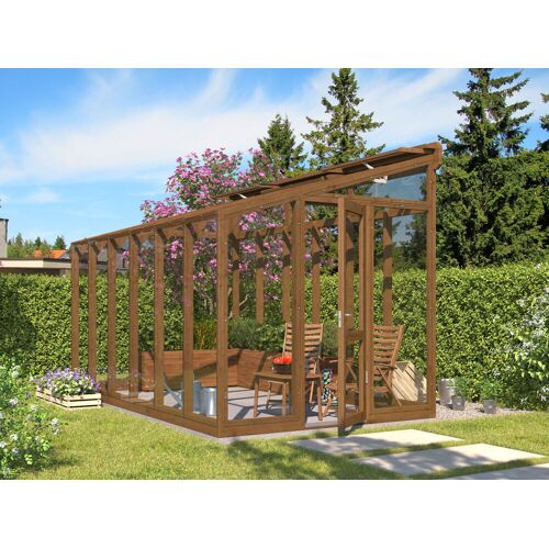 Fjordholz L1 Fjordholz Premium Gewächshaus Modell Greenline Nr.