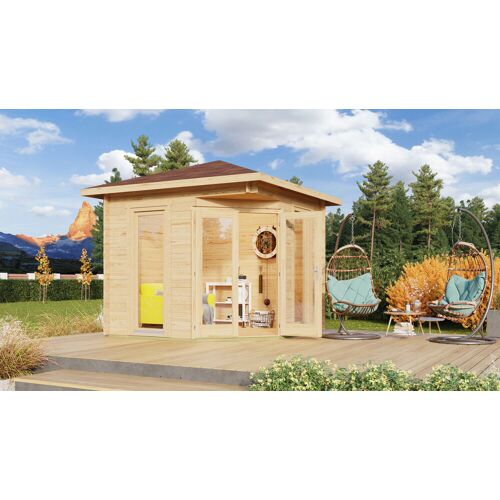 Fjordholz Gartenhaus Modell Nelly 44 D