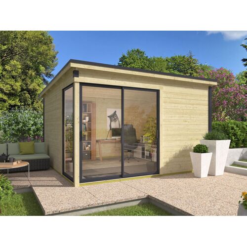 Fjordholz Gartenhaus Modell Amrum-3