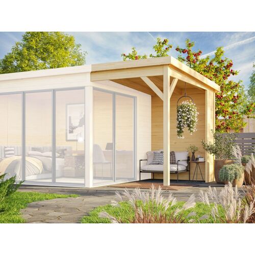 Fjordholz Seitendach für Gartenhaus Mia 28