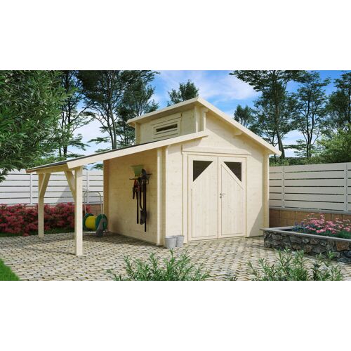 Fjordholz Gartenhaus Modell Varianta 44 B +SD