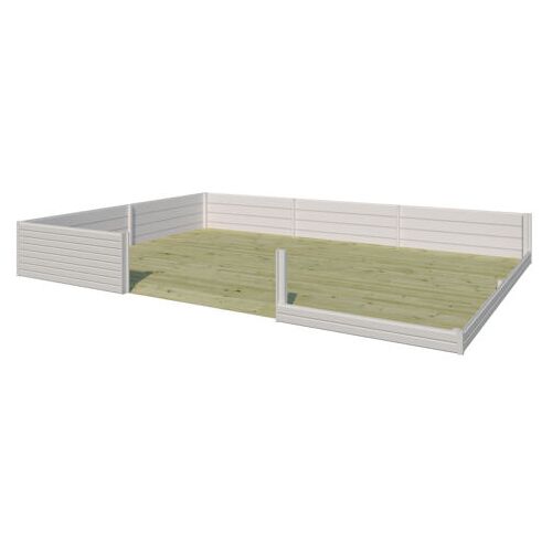 Fjordholz G2 15mm Fußbodenpaket für Gartenhaus Modell QBS-Line
