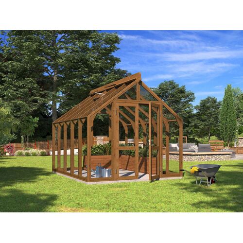 Fjordholz L1 Lähe Premium Gewächshaus Modell Greenline Nr. 1