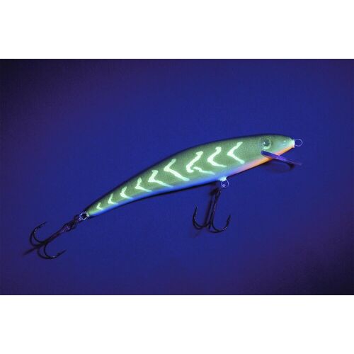 Balzer MK Adventure UV Booster Wobbler Blue Pike Shallow Runner Länge 13cm, Tauchtiefe 1,5m