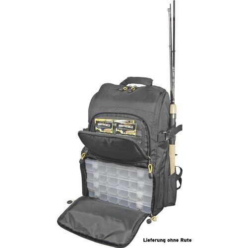 Spro Rucksack Back Pack inklusive 4 Boxen Maße 37x28x41cm