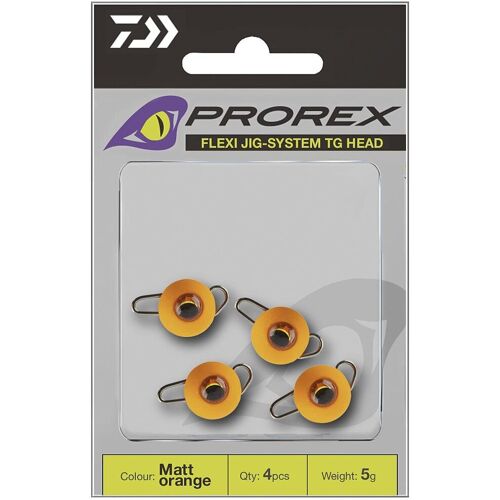 Daiwa Prorex TG Flex Jig System Set Farbe Fluo-Orange, Gewicht 9,0g