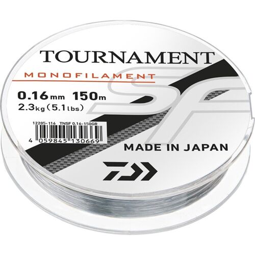 Daiwa Schnur Tournament SF Line Grau-Transparent 300m Länge 300m Ø0,23mm