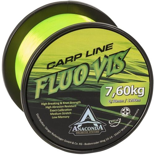Anaconda Schnur Carp Line Fluo Vis Länge 1200m ø0,33mm
