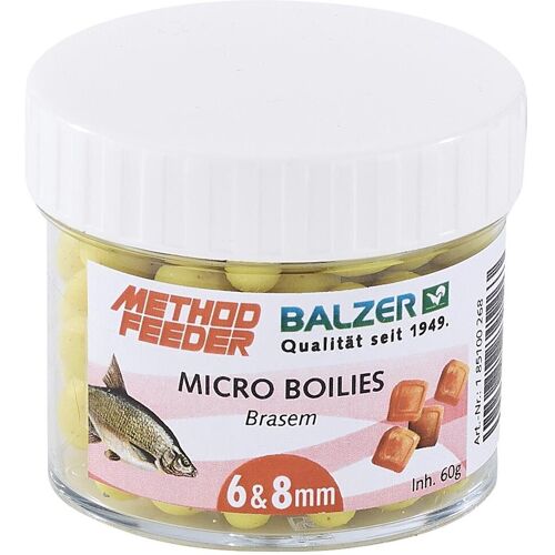 Balzer Feedermaster Method Feeder Boilies 6 und 8mm gemischt 6/8mm, Brasem