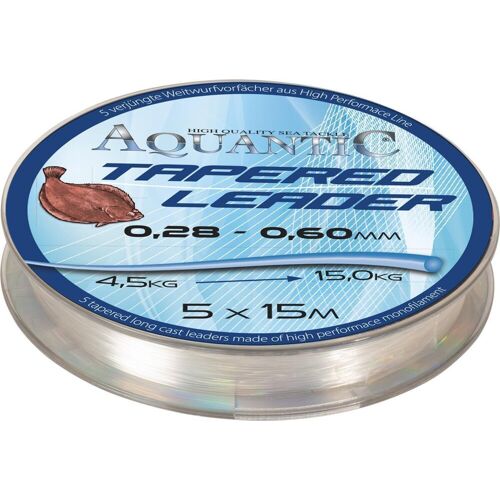 Aquantic Tapered Leader Schlagschnur Länge 15m ø0,37-0,60mm