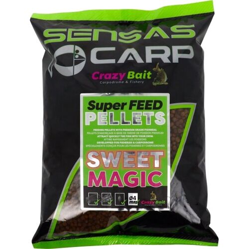 Sensas Carp Super Feed Pellets Sweat Magic 4mm
