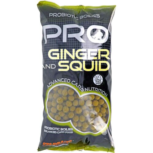 Starbaits Probiotic Pro Ginger Squid Boilies 2,5kg, 14mm