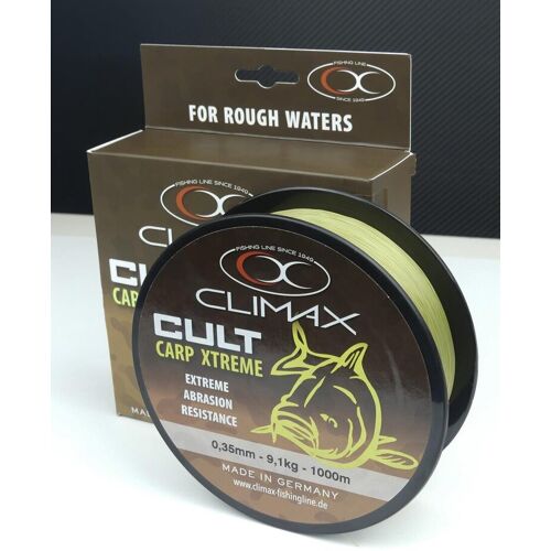 Climax CULT Carp Xtreme monofile Angelschnur 1000m 0,30mm mattolive