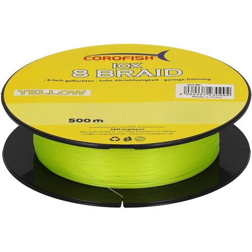 Corofish IOX 8 Braid 500m/0,50mm Yellow geflochtene Schnur