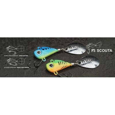Spro Freestyle Scouta Jig Spinner Roach, 10g Spro Freestyle Scouta Jig Spinner Roach, 10g