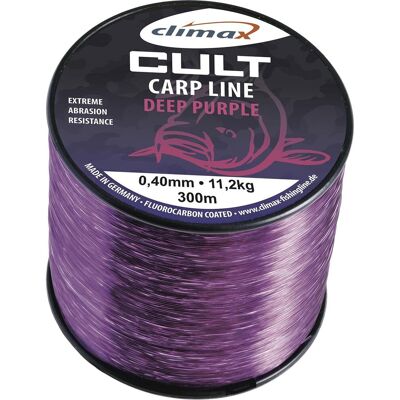 Climax Cult Carp Line Deep Purple sinkend Länge 1500m ø 0,28mm Climax Cult Carp Line Deep Purple sinkend Länge 1500m ø 0,28mm
