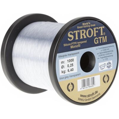 Stroft Schnur GTM Länge 1000m ø 0,25mm Tragkraft 6,4kg Stroft Schnur GTM Länge 1000m ø 0,25mm Tragkraft 6,4kg