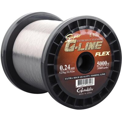 GAMAKATSU - Super G-Line Flex - 0,28 mm - Transparent - Monofilament-Angel-Leine GAMAKATSU - Super G-Line Flex - 0,28 mm - Transparent - Monofilament-Angel-Leine
