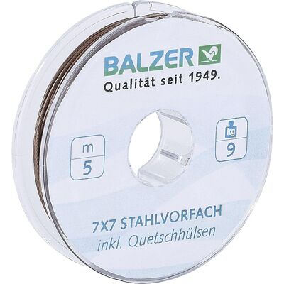 Balzer Edelstahlvorfach 7x7 Niroflex Spule beschichtet Balzer Edelstahlvorfach 7x7 Niroflex Spule beschichtet
