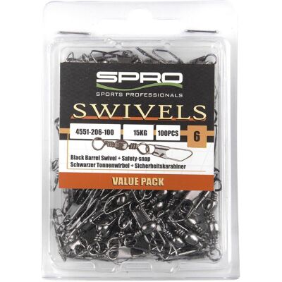 Spro Barrel Safty Snap Großpackung Größe 2 Tragkraft 20kg Spro Barrel Safty Snap Großpackung Größe 2 Tragkraft 20kg