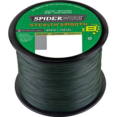 SpiderWire Stealth Smooth8 Moosgrün - Angelschnur SpiderWire Stealth Smooth8 Moosgrün - Angelschnur
