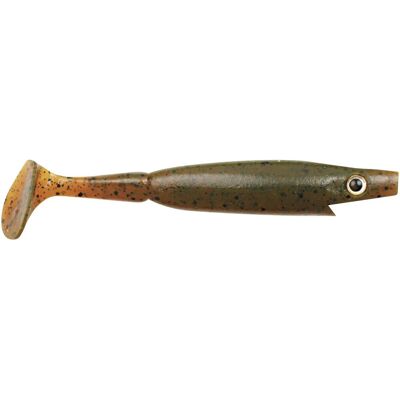 Strike Pro Piglet Shad Farbe Motor Oil Pepper Länge 10cm Strike Pro Piglet Shad Farbe Motor Oil Pepper Länge 10cm