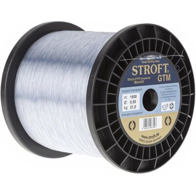 Stroft Schnur GTM Großspule Länge 1500m ø 0,50mm Tragkraft 21,0kg Stroft Schnur GTM Großspule Länge 1500m ø 0,50mm Tragkraft 21,0kg