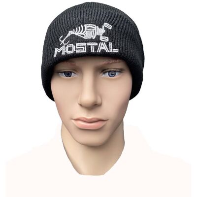 Mostal Wollmütze Beanie Schwarz Strickmütze Wintermütze Mostal Wollmütze Beanie Schwarz Strickmütze Wintermütze
