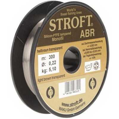 Stroft Schnur ABR Länge 300m ø 0,22mm Tragkraft 5,1kg Stroft Schnur ABR Länge 300m ø 0,22mm Tragkraft 5,1kg