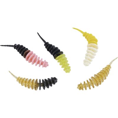 Balzer Trout Collector Aromatisierte Forellenwürmer Mix 1 Mix 1, Länge 5 cm , Aroma Fisch Balzer Trout Collector Aromatisierte Forellenwürmer Mix 1 Mix 1, Länge 5 cm , Aroma Fisch