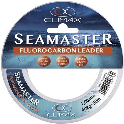 Climax Haruna Seamaster Fuorocarbon Farbe Transparent 50m ø 1,20mm Tragkraft 50,0kg Climax Haruna Seamaster Fuorocarbon Farbe Transparent 50m ø 1,20mm Tragkraft 50,0kg