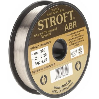 Stroft Schnur ABR Länge 300m ø 0,20mm Tragkraft 4,2kg Stroft Schnur ABR Länge 300m ø 0,20mm Tragkraft 4,2kg