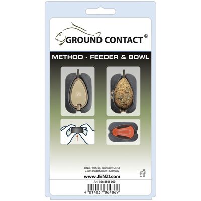 Jenzi Ground Contact Method Feeder Set 60g Jenzi Ground Contact Method Feeder Set 60g