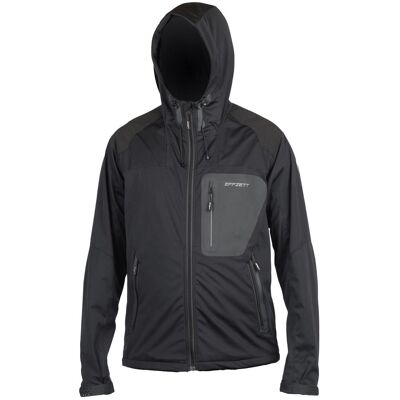 DAM Effzett Zip Hoodie Pure Softshell Größe XL Softshell-Jacke Freizeitjacke Winddicht Atmungsaktiv mit Kapuze DAM Effzett Zip Hoodie Pure Softshell Größe XL Softshell-Jacke Freizeitjacke Winddicht Atmungsaktiv mit Kapuze
