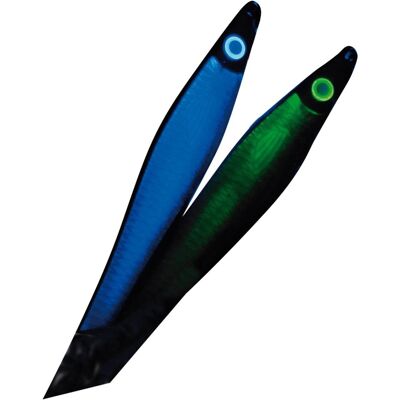 Eisele Pilker Pro-UV Farbe SiW 3 Schwarz-Grün-Silber Länge 14,5cm Gewicht 120g Eisele Pilker Pro-UV Farbe SiW 3 Schwarz-Grün-Silber Länge 14,5cm Gewicht 120g