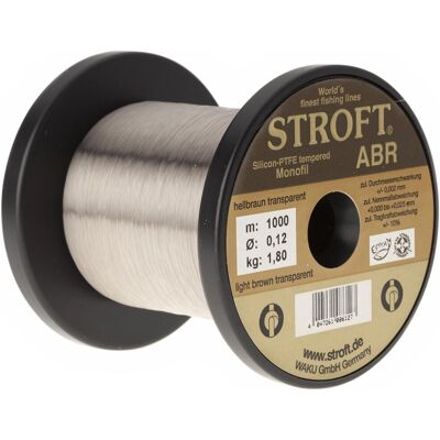 Stroft Schnur ABR Länge 1000m ø 0,12mm Tragkraft 1,8kg Stroft Schnur ABR Länge 1000m ø 0,12mm Tragkraft 1,8kg