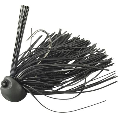 Gamakatsu Rubber Jig Warning Shot SS Farbe Solid Black Gewicht 10g Gamakatsu Rubber Jig Warning Shot SS Farbe Solid Black Gewicht 10g