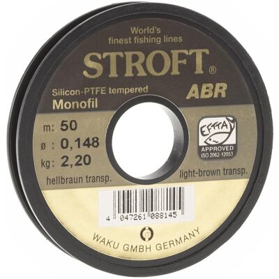 Stroft Schnur ABR Länge 50m ø 0,14mm Tragkraft 2,2kg Stroft Schnur ABR Länge 50m ø 0,14mm Tragkraft 2,2kg