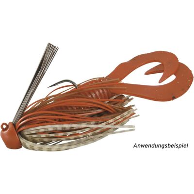 Gamakatsu Rubber Jig Warning Shot SS Farbe Fire Claw Gewicht 12g Gamakatsu Rubber Jig Warning Shot SS Farbe Fire Claw Gewicht 12g