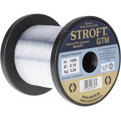 Stroft Schnur GTM Länge 1000m ø 0,18mm Tragkraft 3,6kg Stroft Schnur GTM Länge 1000m ø 0,18mm Tragkraft 3,6kg
