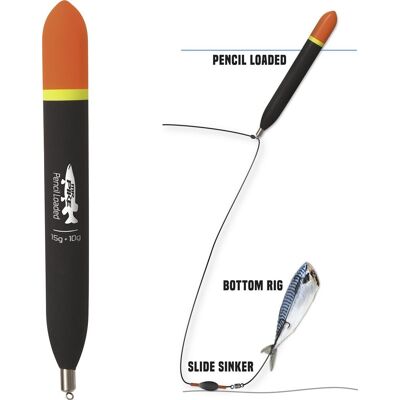 Quantum Mr Pike Bleistift Beladene Float - Angelfloat Quantum Mr Pike Bleistift Beladene Float - Angelfloat
