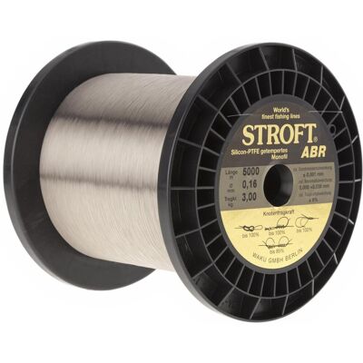 Stroft Schnur ABR Großspule Länge 5000m ø 0,16mm Tragkraft 3,0kg Stroft Schnur ABR Großspule Länge 5000m ø 0,16mm Tragkraft 3,0kg
