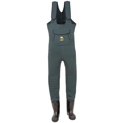 Behr Neopren Wathose High Back Maximum 4mm mit Profilsohle Schuhgröße 42/43 spezielle Bauchgröße Behr Neopren Wathose High Back Maximum 4mm mit Profilsohle Schuhgröße 42/43 spezielle Bauchgröße