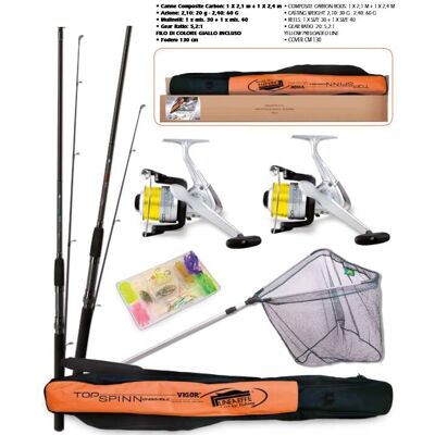 Lineaeffe Combo Vigor Top Spin Länge 2,10m WG -20g und 2,40m WG -60g Lineaeffe Combo Vigor Top Spin Länge 2,10m WG -20g und 2,40m WG -60g