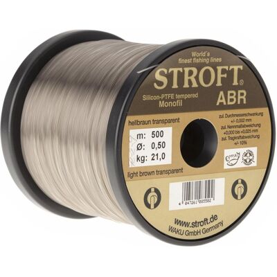 Stroft Schnur ABR Länge 500m ø 0,50mm Tragkraft 21,0kg Stroft Schnur ABR Länge 500m ø 0,50mm Tragkraft 21,0kg