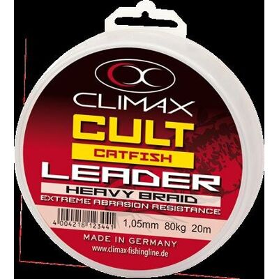 Climax Cult Kevlar Catfish Leader Länge 20m ø 1,00mm Tragkraft 100,0kg Climax Cult Kevlar Catfish Leader Länge 20m ø 1,00mm Tragkraft 100,0kg