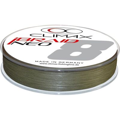 Climax Schnur IBraid Neo 275m ø0,18mm Tragkraft 15,7kg Climax Schnur IBraid Neo 275m ø0,18mm Tragkraft 15,7kg
