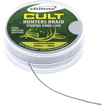 Climax Cult Hunters Braid Farbe Silt Länge 20m Tragkraft 12kg Climax Cult Hunters Braid Farbe Silt Länge 20m Tragkraft 12kg
