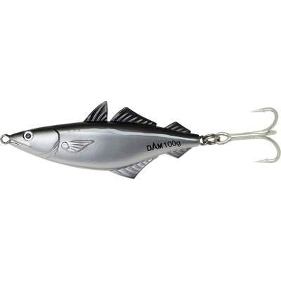 DAM Pilker Salt-X Coal Fish Pilk 11.5 cm 150g Sinking Costalfish UV DAM Pilker Salt-X Coal Fish Pilk 11.5 cm 150g Sinking Costalfish UV