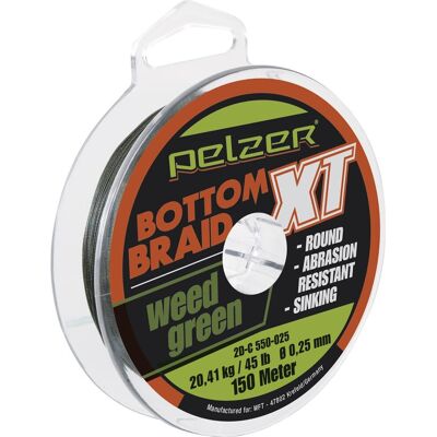 Pelzer Bottom Braid XT 4-fach geflochten 150m ø 0,32mm Pelzer Bottom Braid XT 4-fach geflochten 150m ø 0,32mm